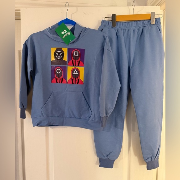 New Podium Kids 2 pcs 7-8 Years Squid Game - Picture 1 of 7